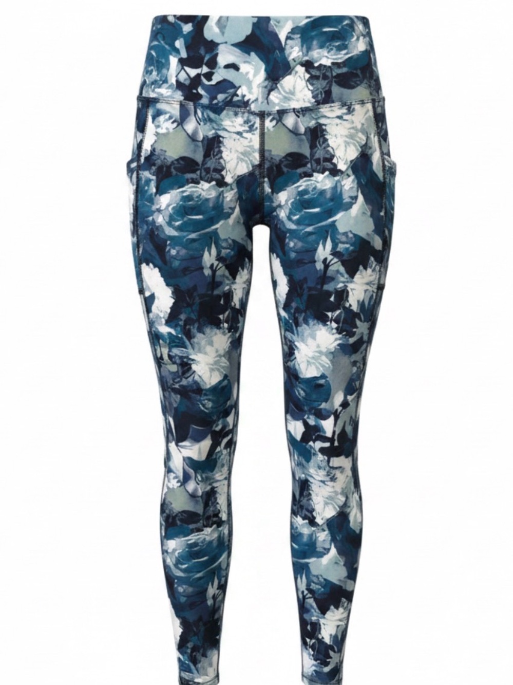 Bally Blue and Navy Camouflage Athletic Top